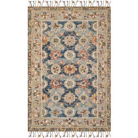 Safavieh 10 x 14 ft. Aspen Hand Tufted Rectangle Area Rug, Grey & Navy APN110A-10